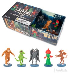 Cryptids USA – Bigfoot Monster Mini Assorted Figurine Toy Set – Archie McPhee