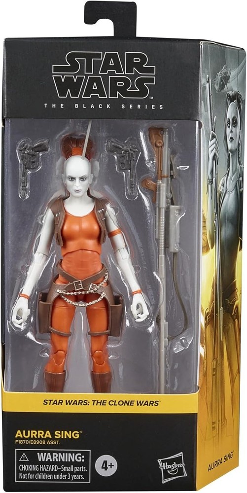 STAR WARS The Black Series Aurra Sing Toy 6 Inch Clone Wars Collectible F1870