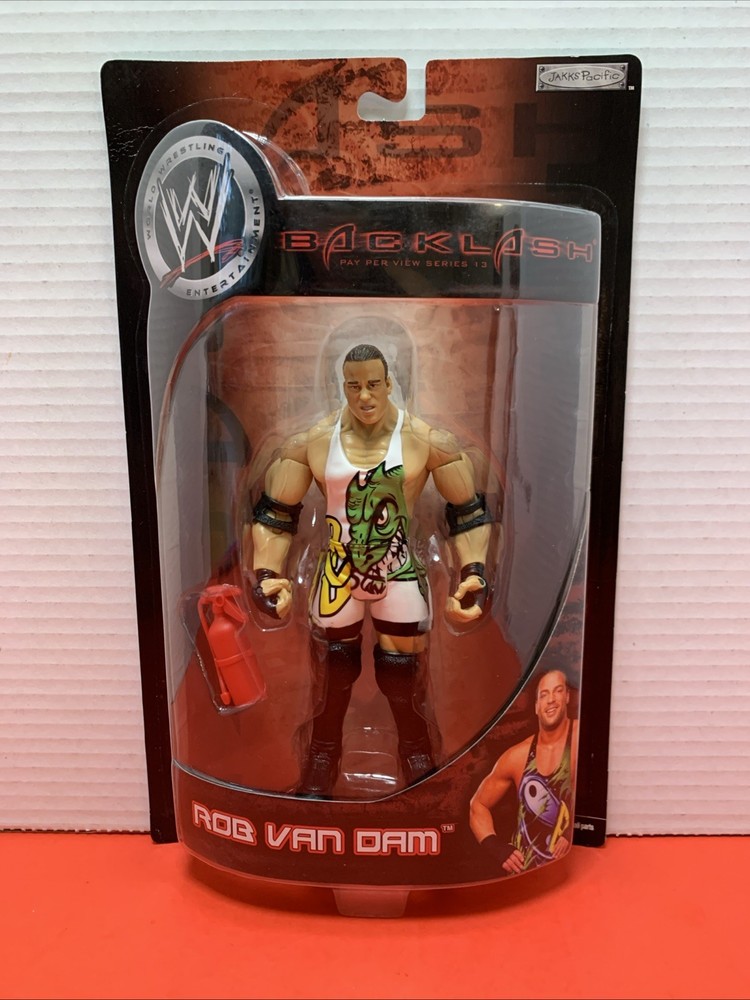 WWE Backlash Pay Per View Series 13 Rob Van Dam Collectible Action Figure 2006