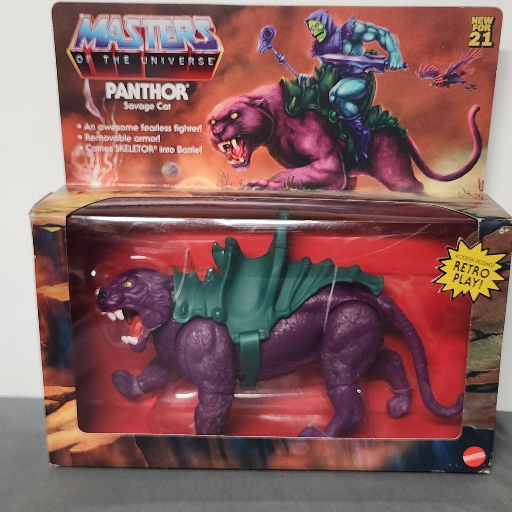 Mattel 2020 Motu Retro Pla U Panthor Savage Cat