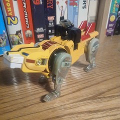 Voltron Yellow Lion Die Cast Metal W/ Head 1981 Bandai Taiwan Golion