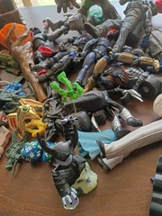 Huge Mixed Figure & Acccessoryy Lot,Skylander,Fortnite,Venom,Zombies, Plus Many