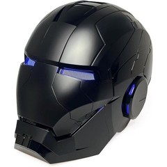 US Iron Man MK5 Black 1:1 Helmet Wearable Voice-control Open&Close Cosplay Boxed