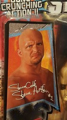 1999 SURVIVOR SERIES STONE COLD STEVE AUSTIN WWF WWE SIGNATURE 4 BLUE MOC JAKKS
