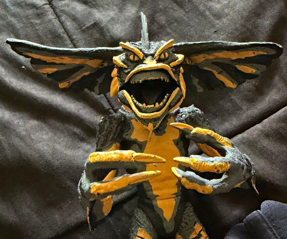 Stripe Gremlin Action Figure Plastic Gray/Orange – Gremlins 2: The New Batch