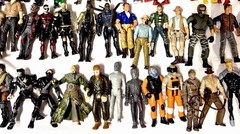 HUGE 4″ Action Figure Lot Of 68 No Duplicates Vtg 85′ Marvel DC Battlestar READ