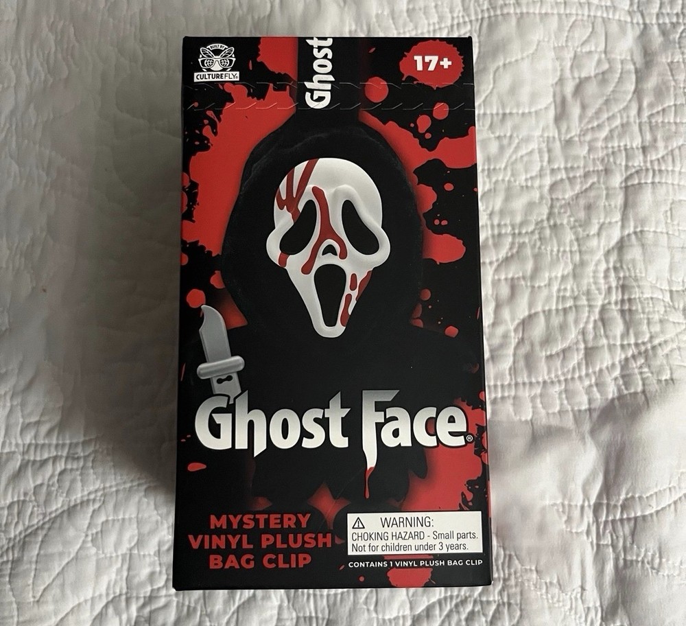 Ghost Face Mystery Vinyl Plush Bag Clip Blind Box Sealed!