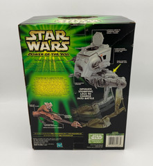 Star Wars Power of The Jedi Imperial AT-ST & Speeder Bike Hasbro 2001 Sealed