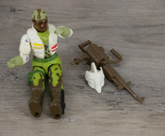 1989 GI Joe Stalker V2 Tundra Ranger Figure w/ Mask & Rifle Hasbro ARAH Vintage