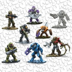 4 – Mega Construx Halo Infinite 343 Series 3 Mini Figure Blind Bags 4 Random New