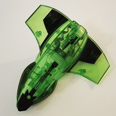 GREEN LANTERN Jet Airplane Transparent DC Comics Mattel 2009 Space Ship Missile
