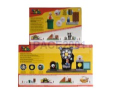 Set of 2 Jakks 2.5 Mario Spinning Spirit House Diorama + Spinning Spirit Playset