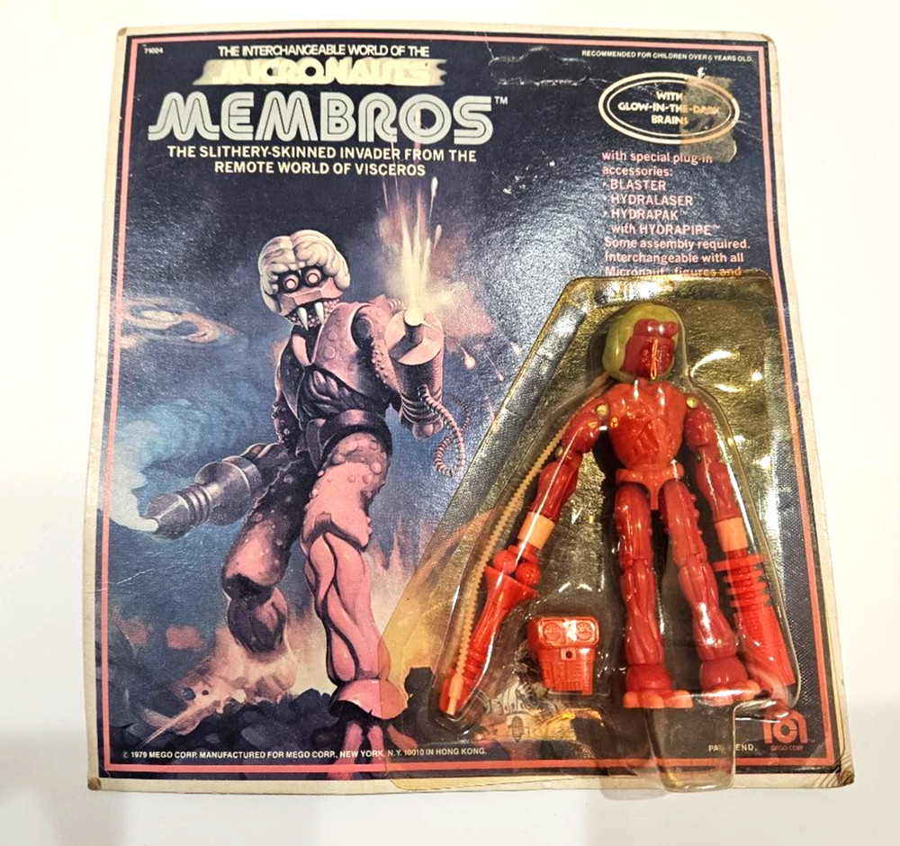 Mego Micronauts MEMBROS 1979 Series 4 MOC – Unpunched Card – Great Price!