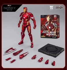1/12 FondJoy Iron Man MK50 Tony Stark Action Figure DIY Model Gift Toy