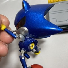 Sonic The Hedgehog Metal Sonic 25th Anniversary Loot Crate Gaming Figure – As Is