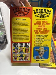 VTG Deadwood Dick Legends Of The West 1973 Excel Toy Corp 9.5″ Wyatt Earp Annie