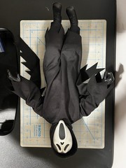 Vtg 1997 Ghostface 18″ Plush Doll Scream Movie Spencer Gifts RARE ~ Not Working