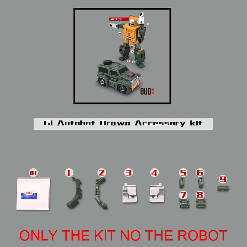 3D Printing Filler Upgrade kit For Retro G1 Brawn Accessories GO BETTER