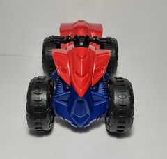 Marvel Spiderman ATV 4×4 Motorcycle Battery Powered 2008 Hasbro Loose Red Blue