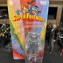 McFarlane DC Retro Super Friends CRYSTALIZED SUPERMAN 6″ Figure NEW RED PLATINUM