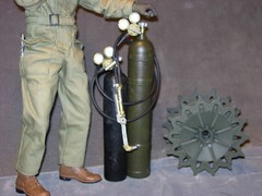 1/6 scale resin cast Engineers welding torch set for Ultimate Soldier or Dragon