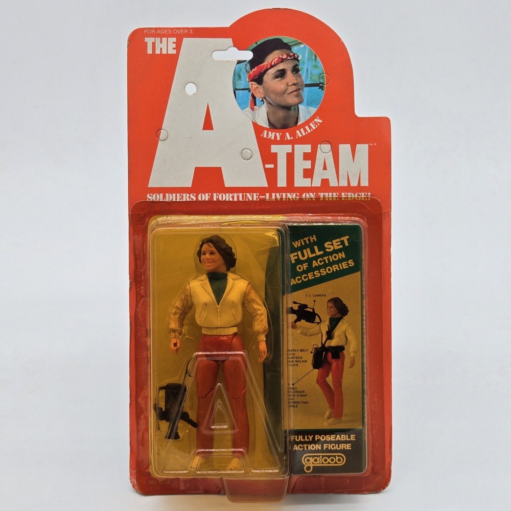Amy A. Allen Galoob 6″ Figure The A-Team 1983 (Damaged)