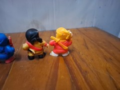 Vintage 1986 Soma Ninja Mini PVC Figures Lot of 4 Clean 3cm Tall