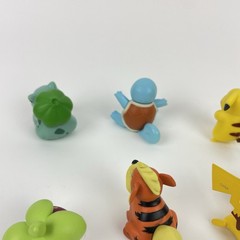 Pokemon Mixed Figures Pikachu Squirtle Bulbasaur Lot of 8 Loose