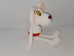 2001 Vintage Toy Soft Plush Doll Danger Mouse Cartoon Figure. RARE HTF Collectib