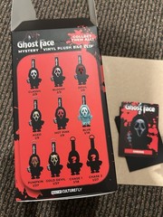 CULTUREFLY GHOSTFACE BAG CLIP CHROME GHOST FACE MYSTERY CHASE RARE!
