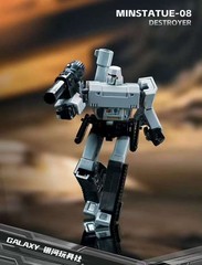 IN STOCK! Galaxy toys Mini08 DESTROYER 7cm Megatank Robot Action Figure