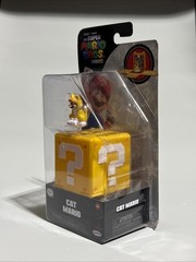 Jakks Pacific Super Mario Bros Movie Cat Mario 1.25 in Mini Figure%