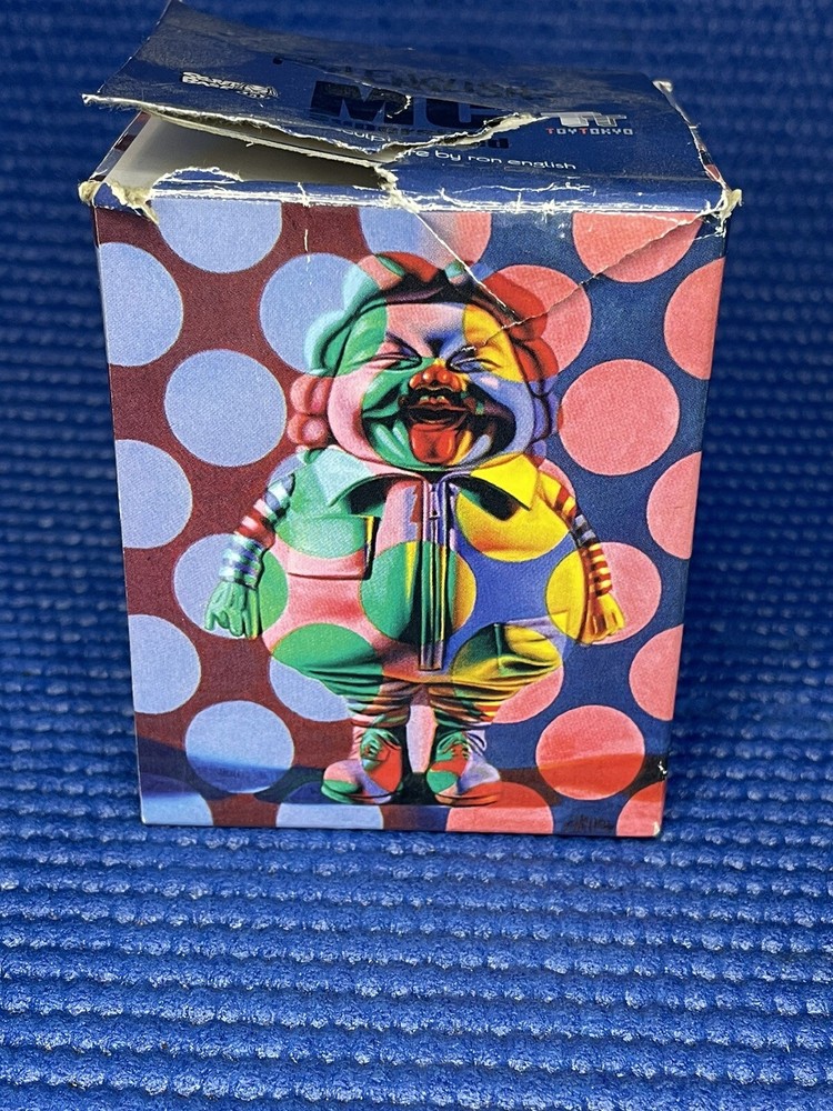 Ron English Mc Supersized Keychain Monochrome