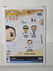 FUNKO POP! MICHAEL WITH CHECK #1395 THE OFFICE VINYL FIGURE