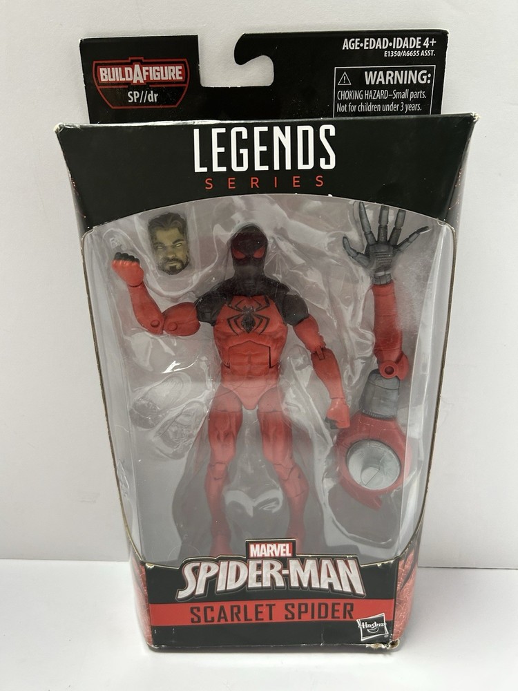 Hasbro Spider-Man Legends Series 6-inch Scarlet Spider E1350 Missing Hands Pair