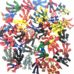 Random Lot 5pcs- Playskool Heroes Marvel Super Hero Adventures Figure Boy Toy