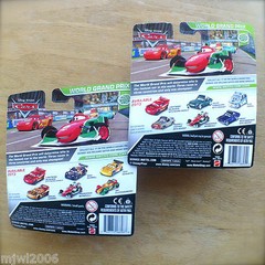 Disney PIXAR Cars ALEX CARVILL & ERIK LANELEY 2013 WGP 17/17 9/17 lot 2 diecast