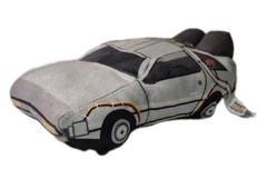 Back to the Future DMC DeLorean Time Machine Plush Figure 8” Limited Edition