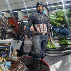 The Avengers 40cm Captain America Figure Model Statues Ornament Gift Collection