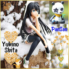 Anime Manga Figure YUKINOshita my TEEN Comedy SNAFU Japan TOY PVC 5.5″-BAG