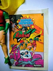 dc super powers kenner 1984 batman and robin with mini comic #9