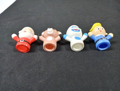 Island Of Misfit Toys Finger Puppets Lot Of 4 Total