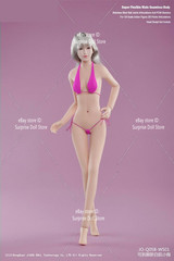 JIAOU DOLL JO-Q05B 1/6 Flexible Female Seamless Body Small Bust 12″Action Figure