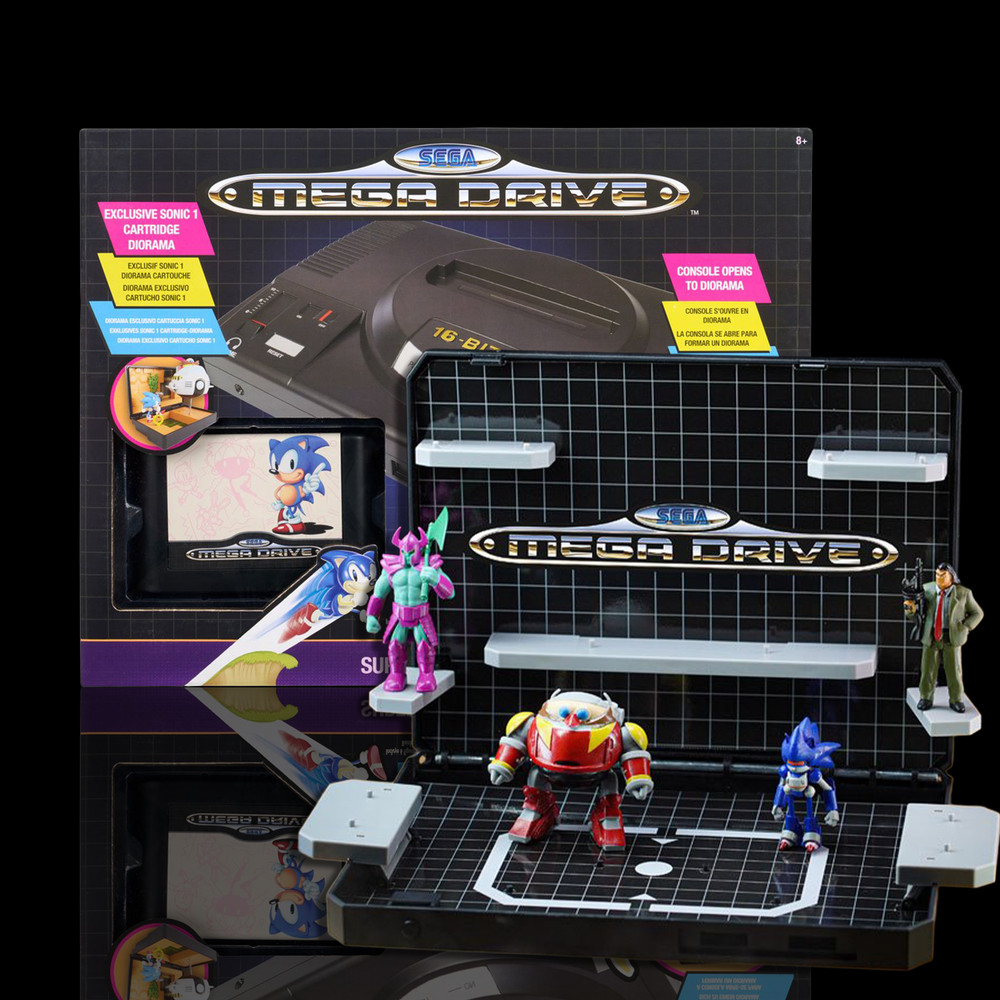 Console Heroes Sega Mega Drive Supervillain Boss Bundle Playset with Sonic the