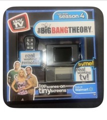 Big Bang Theory Tiny TV Classics Real Working TV & Remote Arcade Toys Brand New!