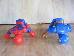 Lot of Spiderman Captain America Playskool Marvel Super Hero Adventures 5″ 2018