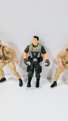Lot of 5 Action Figures Solders GI Joe 4 inch