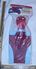 MARVEL SPIDER-MAN HAND PUPPET BY IMPERIAL 1978 NEW IN PACKAGE