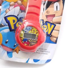 NOS Pokemon Advanced Digital Watch Red 2004 Nintendo Game Freak NEW SEALED