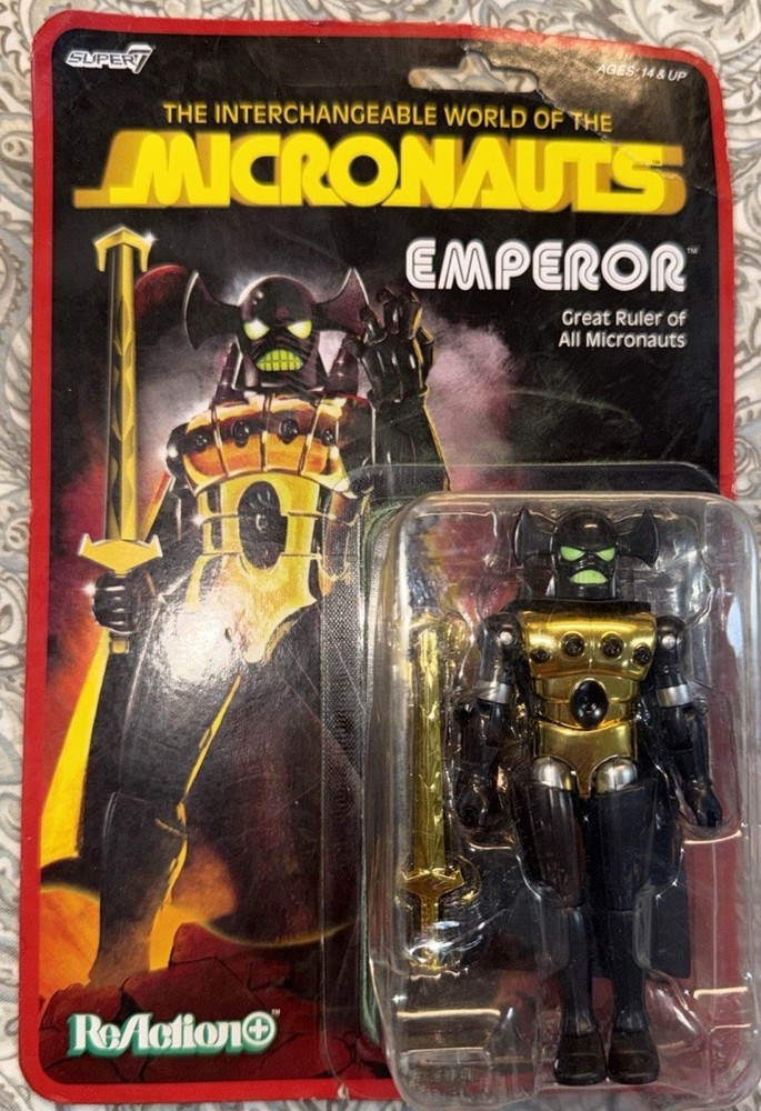 Super 7 Micronauts Emperor Action Figure New Ships Free!!!